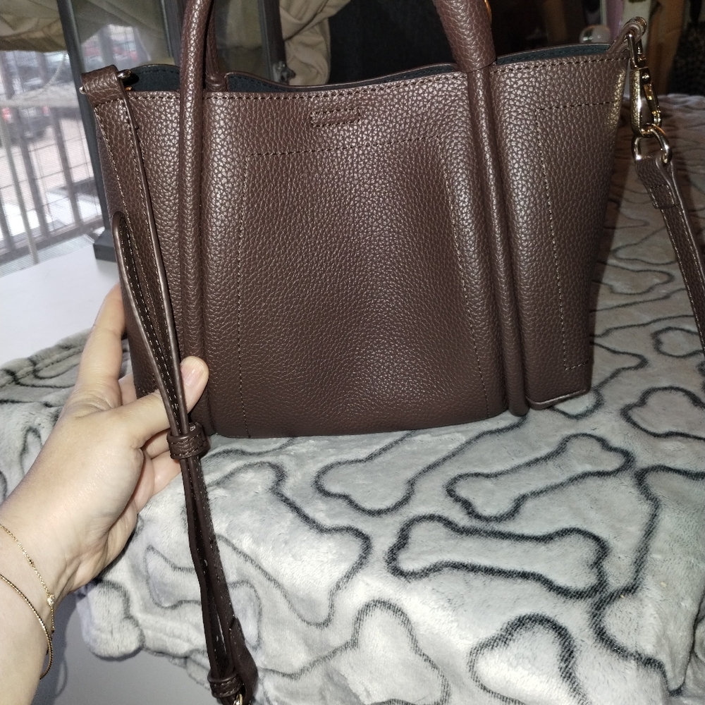 Anthropologie Mini Pebbled Leather Crossbody - Picture 5 of 6